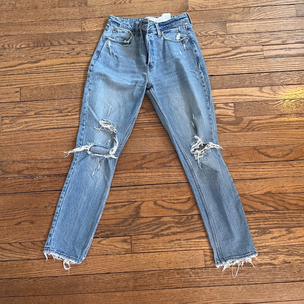 Abercrombie High Rise Skinny Jeans Curve Love